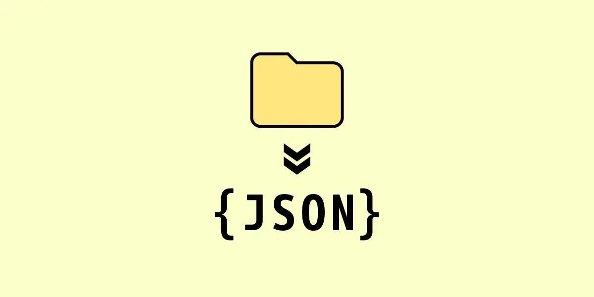 Directory to json